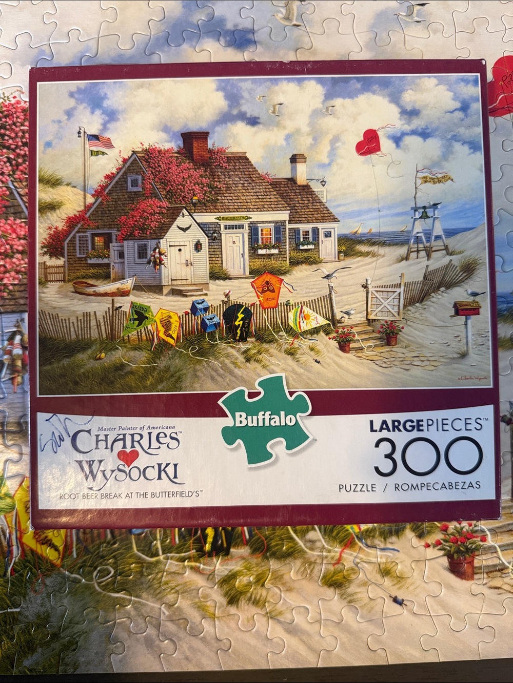 🌻 Charles Wysocki Root Beer Break at the Butterfield’s 300 Piece Puzzle